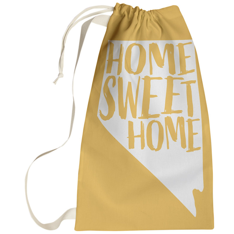 Fabric Laundry Bag with Handles, Large (36" H x 28" W), Yellow