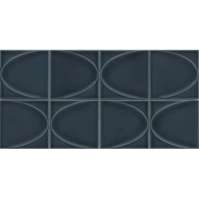Mizu Blue 8 in. x 16 in. Glossy Ceramic Wall Tile (12.72 sq. ft./Case)