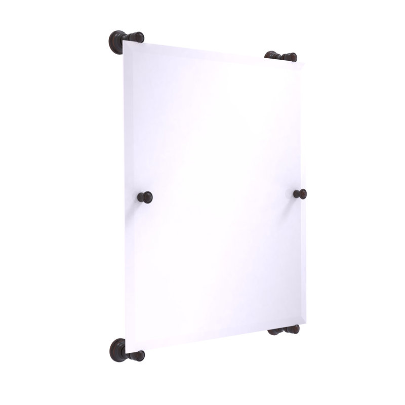 Freyja Flat Wall Mirror, Venetian Bronze