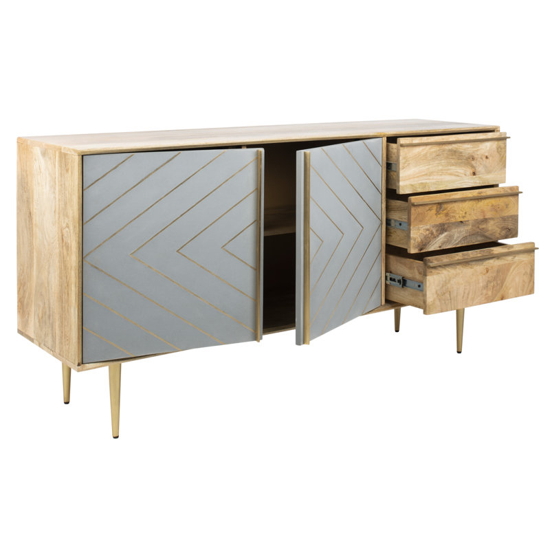 57.8'' Solid Wood Sideboard