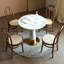 Table de salle à manger blanche