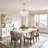 Modern 5-Light Gold Dimmable Capiz Shell Tiered Chandelier-339086453-339180067-337397353