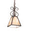 Luminaire suspendu géométrique 1 lumières simple Beier