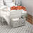 Farmhouse Storage Chest With Lift Top And Safety Hinge, Spacious Organizer For Bedroom, Entryway, And Living Room