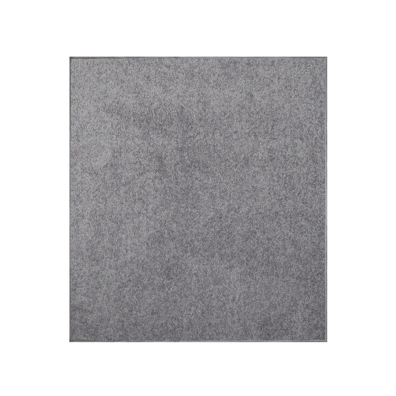 Modern Plush Pet and Kids Friendly Solid Color Gray Area Rugs, Stain & Fade Resistance, Perfect for Living Room, Dining Room, Bedroom, Playroom and Kidsroom, Event, Wedding, Amberlee Binded Rug