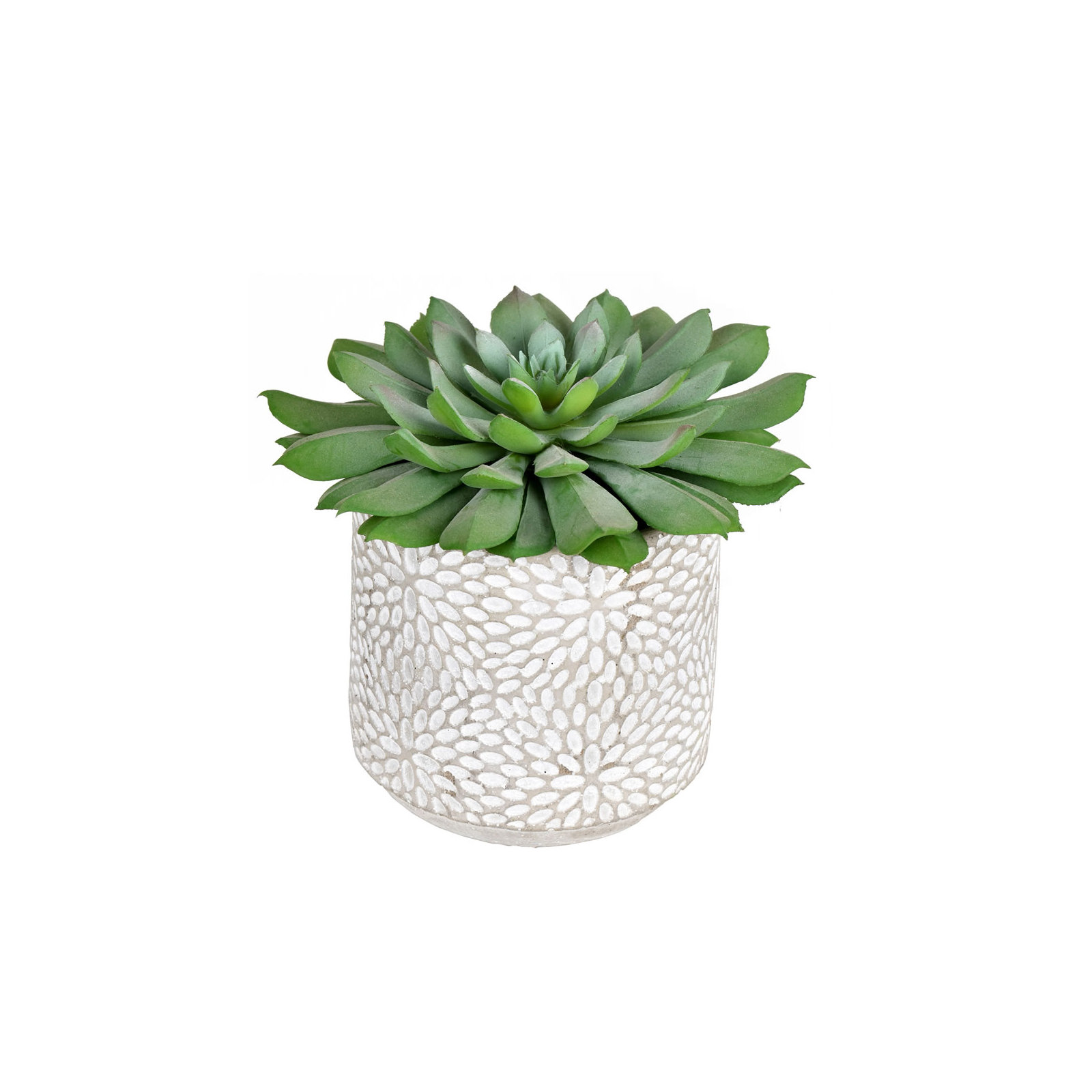 6'' Faux Succulent in Cement Pot