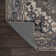 Sarok Ornate Large Medallion Machine-Washable Green/Navy/Cream Rug