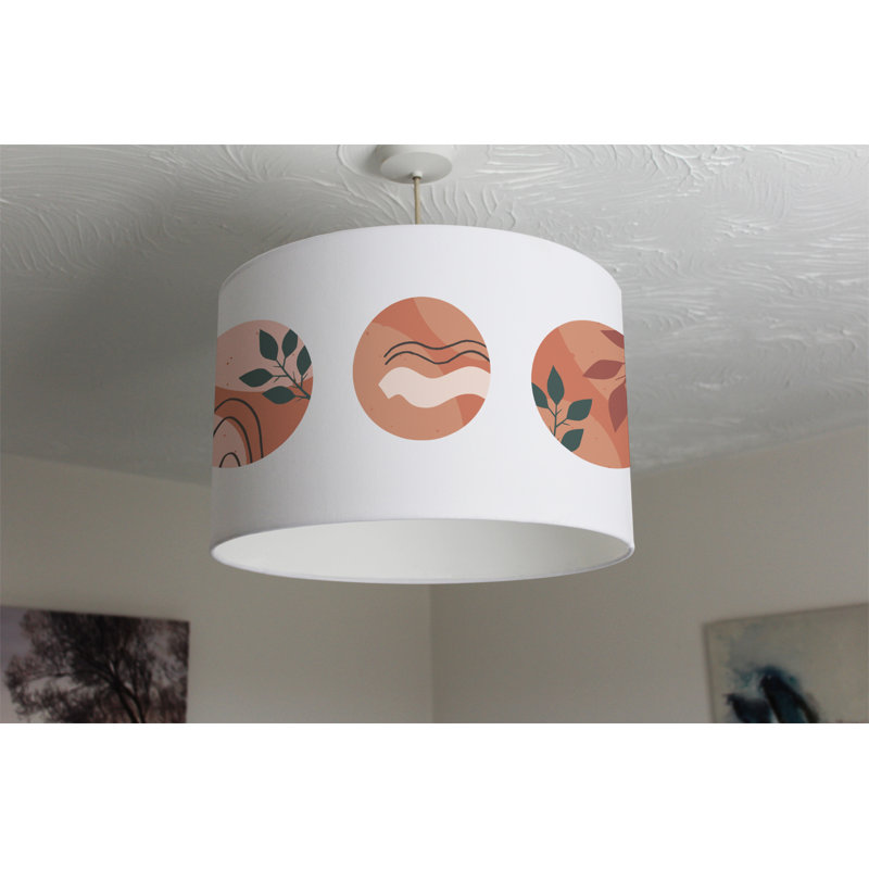 25 cm H Drum Canvas Lamp Shade ( Clip On )