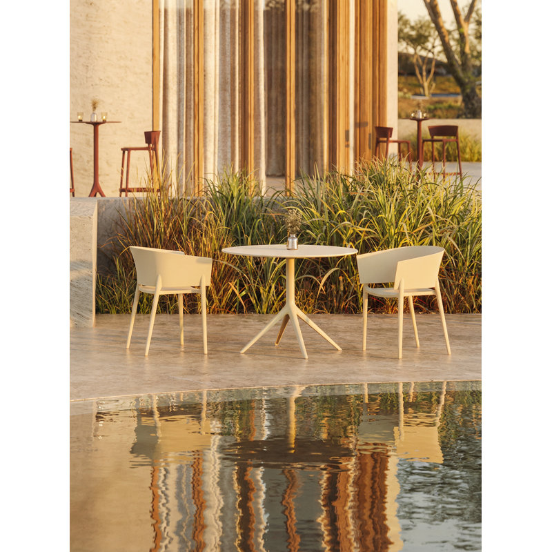 AFRICA Arm Chair (Indoor/Outdoor), Ecru