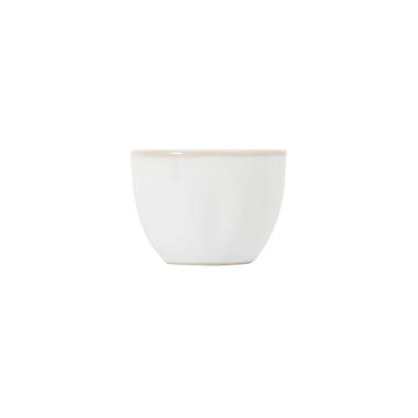 Front of The House DCS046WHP23 Kiln 10 oz. Superwhite Porcelain Cup - 12/Case