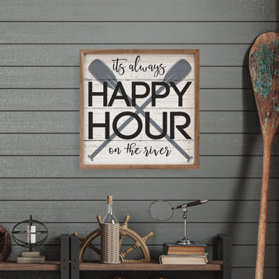 Happy Hour River Oars