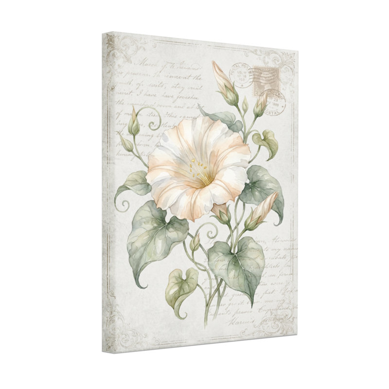 Plantes et fleurs, impression d'art botanique rétro