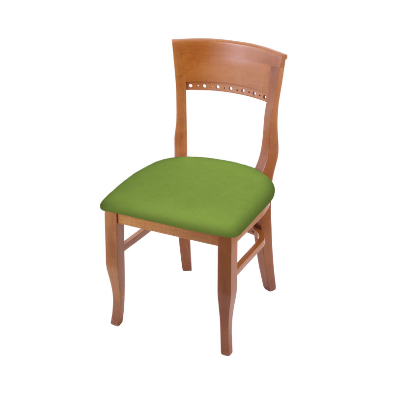 Hampton 19.25'' H Upholstered Beech Side Chair, Medium, Canter Kiwi Green