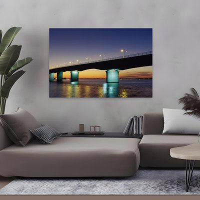 Pont de l'autre côté de la mer, pont Ringling, Hart's Landing, Sarasota, Sarasota County, Floride, États-Unis, architecture contemporaine abstraite, art du paysage