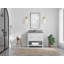 Meuble-lavabo simple 36 po avec plateau en quartz Catalina