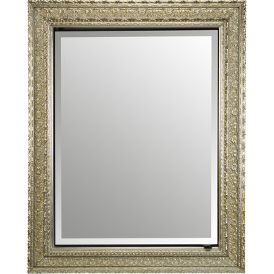 Holdrege Wood Rectangle Wall Mirror