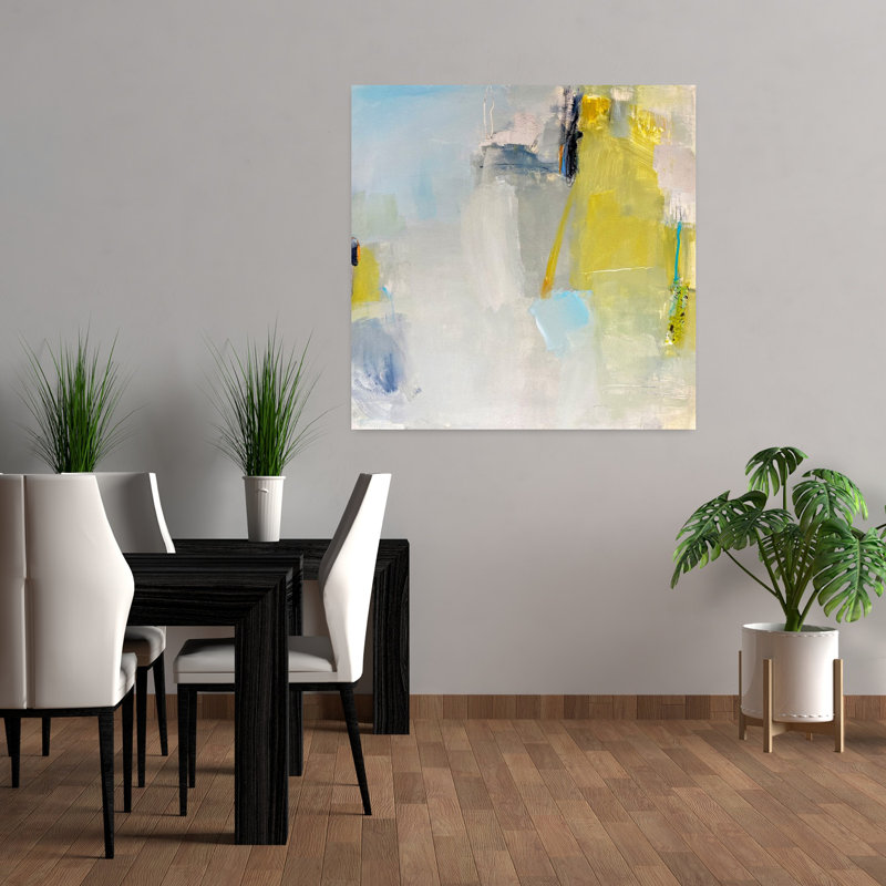 Quiet Sounds, art contemporain abstrait, H 36 po x l 36 po