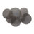 Metal Geometric Overlapping Perforated Plate Black Wall Decor