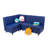 Kid Comfort Collective Modular L-Shaped Seating, 3-Piece Set - Navy-124164520