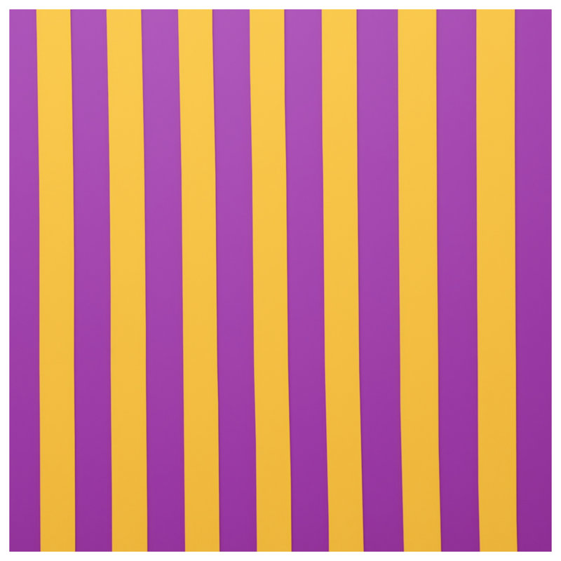 Édredon mauve à rayures jaunes, Très grand lit