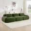 Anwen 3-Piece Modular Corduroy Sectional, 32D High-Resilience Sponge Sofa For Living Room-1116126495