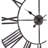 Solange Round Metal Farmhouse Wall Clock-1538151464-1538151461