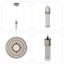 Luminaire suspendu simple à 1 lumière Nural Nural-2134657116