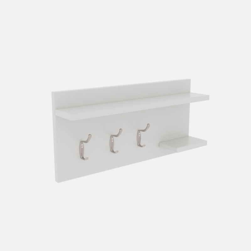 Tablette flottante 2 pièces Danjou, Blanc