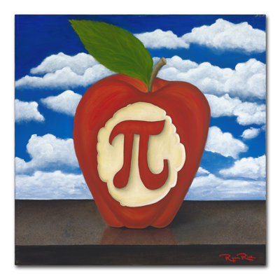 «Apple Pi», reproduction sur toile tendue Sarnie