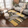 Ruby Abstract Synthetic Area Rug