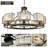 Hyatt 10 - Light Iron Dimmable Chandelier-27749497-35066446-53217363