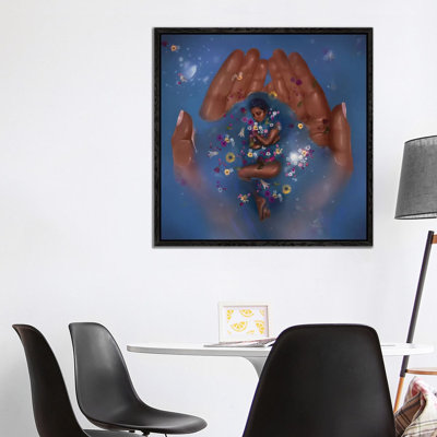 Handle Yourself With Care II by Stephanie Sanchez - Floater Frame Gallery-Wrapped Canvas Giclée on Canvas