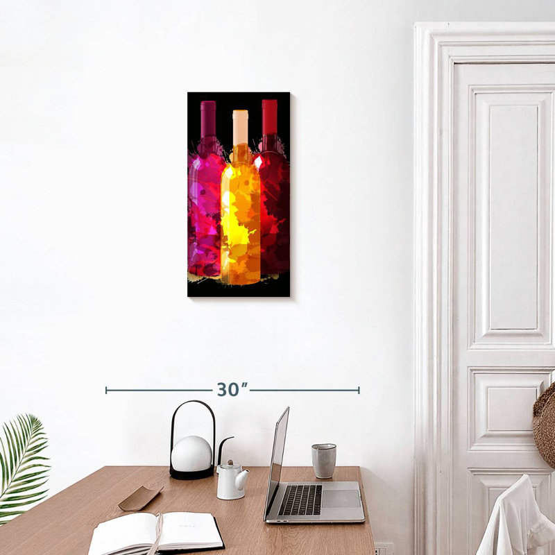 Dégustation de vin, H 24 po x l 12 po