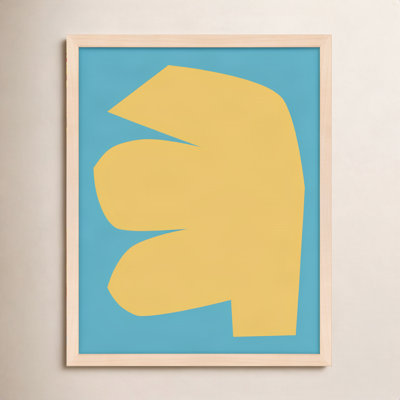 Blue Study 1 Print by Michael Kempen
