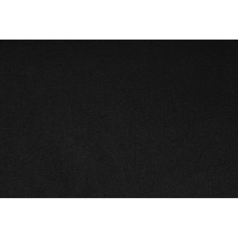 Canapé modulaire sans accoudoirs 117 po Burrows, Tissu texturé en lin noir