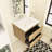Vukan 24'' Single Bathroom Vanity with Resin Top-781877897