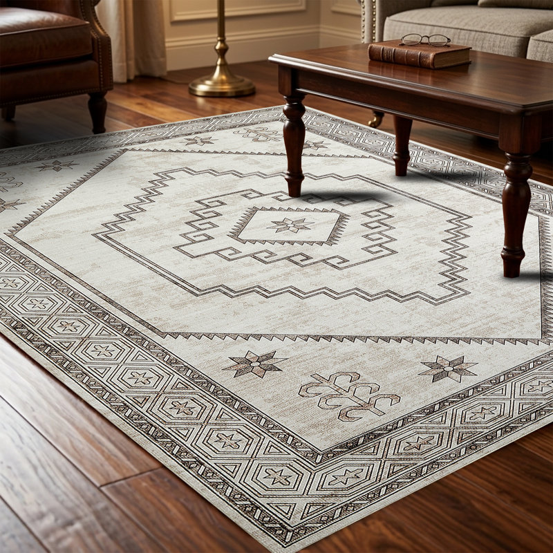 Cashmere Machine Tufted Area Rug ( Low-Pile Traditional), Rectangle 200 x 290 cm