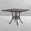 Superstone 36" Square Dining Table With Base - Black Walnut Top/ancient Earth Base-2017584474