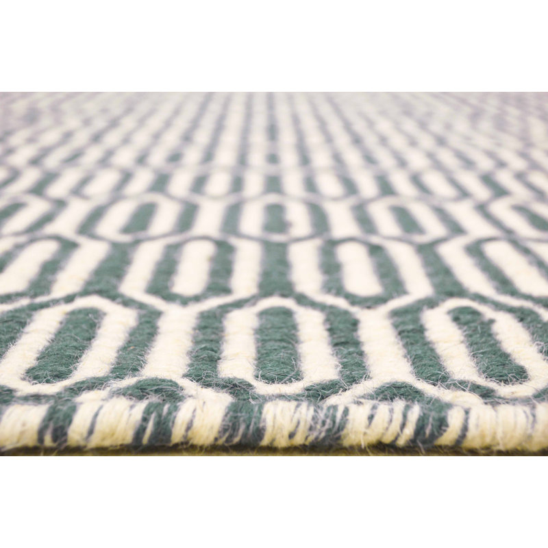 Serena Geometric Flatweave Area Rug, Rectangle 140 x 200cm