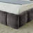 King size Upholstered Bed Frame with Thick Fabric-75409373
