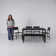 Armando 6 - Person Metal Patio Dining Set with Rectangular Table