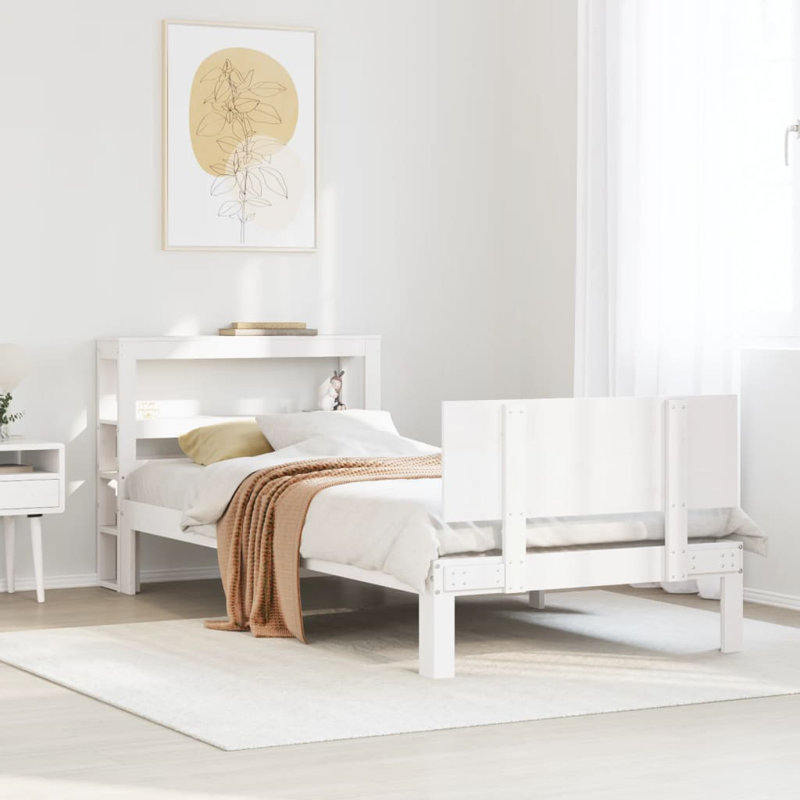 Clarkson Bed Frame, Small Single (2'6), white