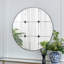 Miroir mural rond en verre antique D36 "