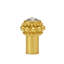 Caché small round knob with a rivoli Swarovski Aurore Boreale Crystalin Satin-1622383323