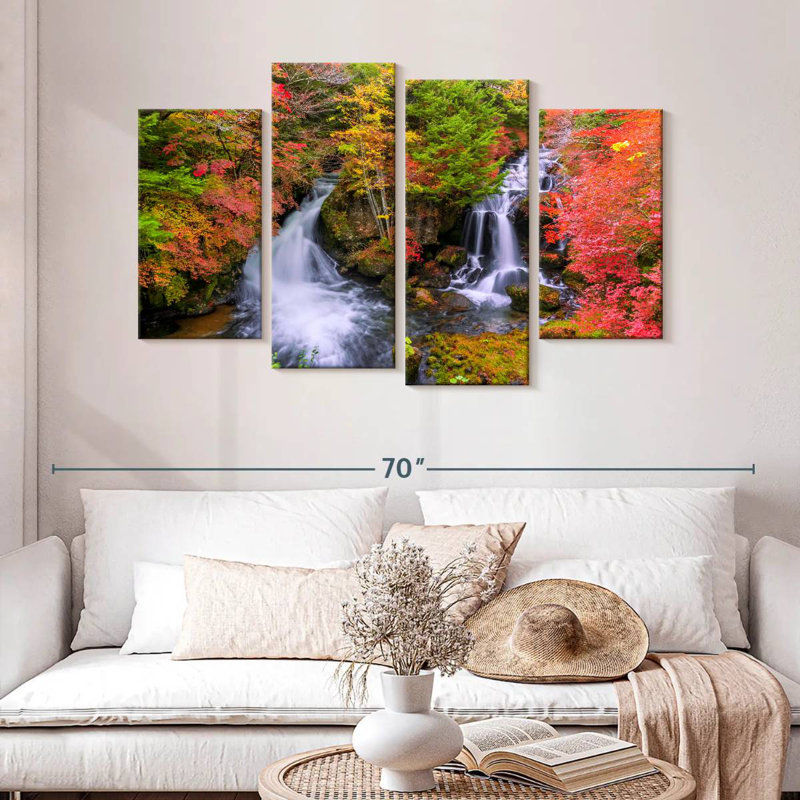 Alvord, automne aux chutes de Ryuzu, H 32 po x l 52 po