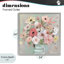 Giclée encadrée de fleurs de pivoines pastel, conception de Sally Swatland-1594638584-1594638588