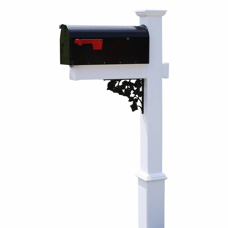 4EverProducts Post Mounted Mailbox & Reviews | Wayfair