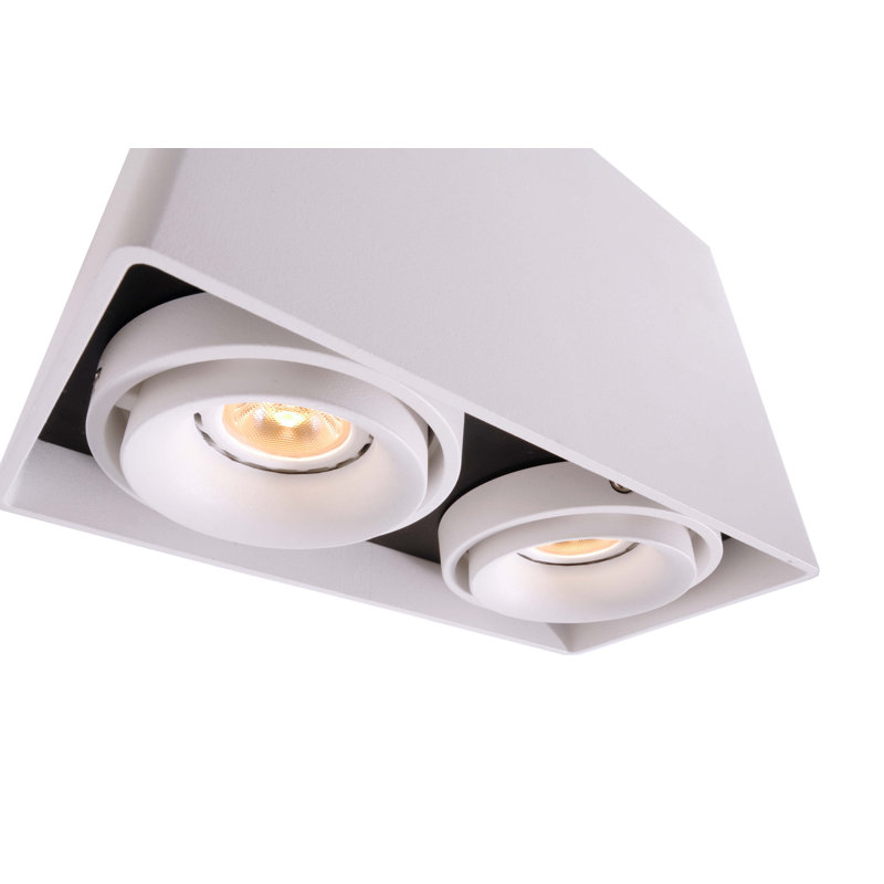 Mona LED Flush Mount, White