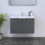 Meuble-lavabo gris 31,9 po Bali-1739144310