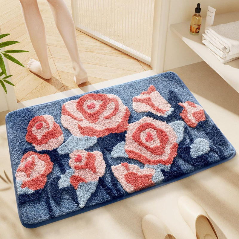 Tapis de bain Rose